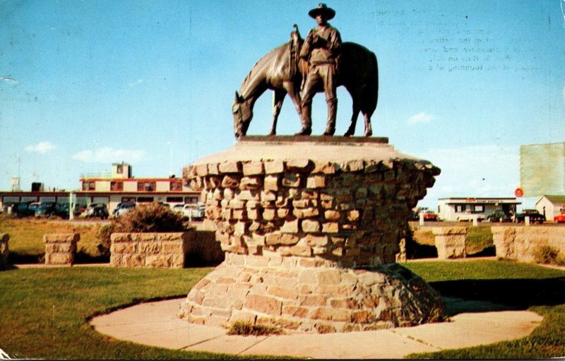 Montana Billings William S Hart Monument 1965