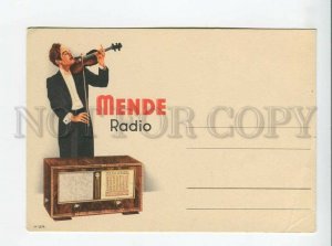 3179245 Mende Radio old advertising postcard