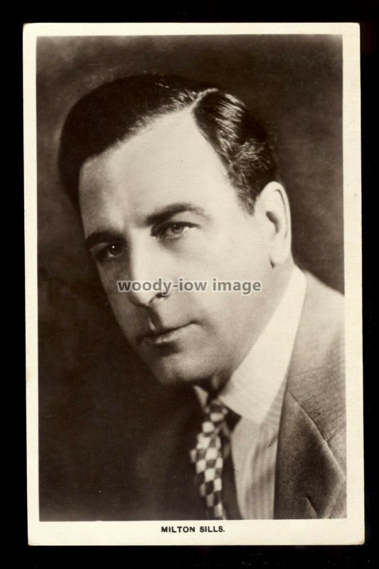 b1635 - Film Actor - Milton Sills - Picturegoer No. 44b - postcard