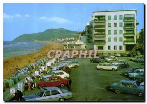 Postcard Modern Zarauz Paser there playa promenade and beach