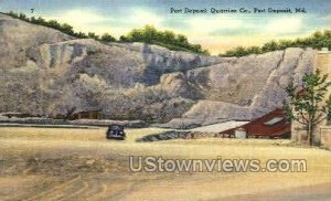 Port Deposit Quarries Co. in Port Deposit, Maryland
