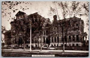 Denver Colorado c1910 Postcard East Side high School