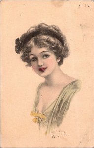 Victorian Woman, signed Rachael Gunn