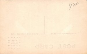 G3/ Fort Sheridan Illinois RPPC Postcard c1920s Barracks Soldiers