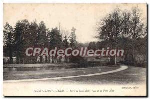 Postcard Old Boissy-Saint-L?ger Gros Bois Park Island and High Bridge