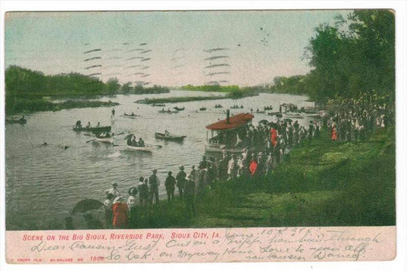 Iowa  Sioux City  Canoeing on  Big Sioux, Riverside Park