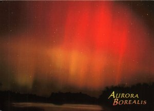 VINTAGE POSTCARD CONTINENTAL SIZE AURORA BOREALIS NORTHERN LIGHTS TYPE 1