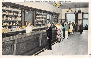 Tijuana Mexico Hotel Caesar's Place Buffett Vintage Postcard AA59020