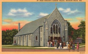 Vintage Postcard Saint Edmunds Catholic Church Parish Rehoboth Beach Delaware DE