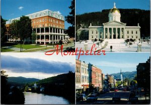 Montpelier Capital of Vermont Postcard PC547