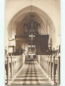 old rppc TROLLEBORG CHURCH Voxtorps In Smaland - Ostbo In Finnveden Sweden i3115