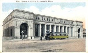 Trolley Great Northern Station, Minneapolis, MN, USA Train Railroad Station D...