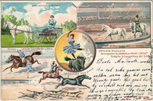 PC ADVERTISING, CIRCUS BARNUM & BAILEY, Vintage Postcard (b27684)