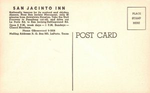 Vintage Postcard 1910's San Jacinto Inn Hotel Building Houston Texas TX