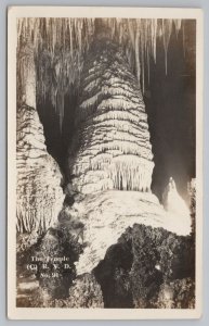 Real Photo Postcard~The Temple In Carlsbad Caverns New Mexico~RPPC 