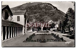 Luchon - The Flower beds in bloom - Old Postcard