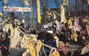 Military Yellow Ribbons Welcoming Americans Home