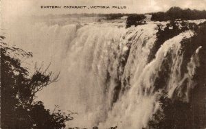 Zambia Eastern Cataract Victoria Falls Vintage Postcard 08.64 