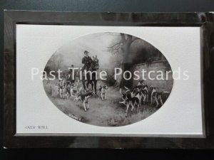 c1908  - Fox Hunting Scene - 'Over The Wall'