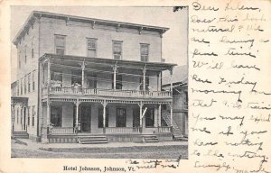 Johnson Vermont Hotel Johnson Vintage Postcard AA37527