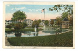 MA - Lynn. Lafayette Park, Goldfish Pond