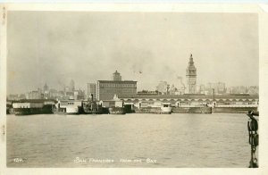 Postcard RPPC 1920s California San Francisco View from the Bay CA24-3452