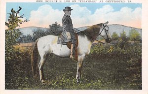 Robert E Lee on traveler At Gettysburg, PA, USA Civil War Unused 