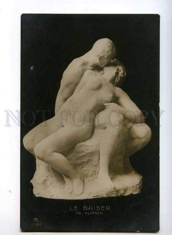 246678 KISS of NUDE NYMPH Belle by Fritz KLIMSCH vintage PC