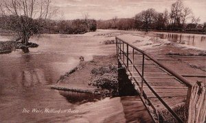 Postcard The Weir Welford on Avon UK