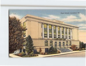 Postcard High School Lansford Pennsylvania USA