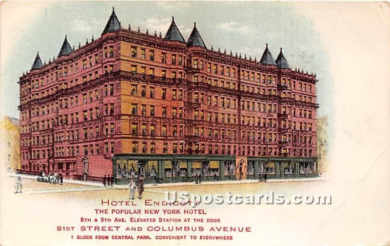 Hotel Endicott, New York City, New York