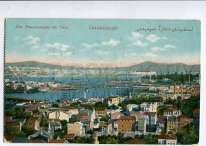 3076973 TURKEY CONSTANTINOPLE port view Vintage colorful PC