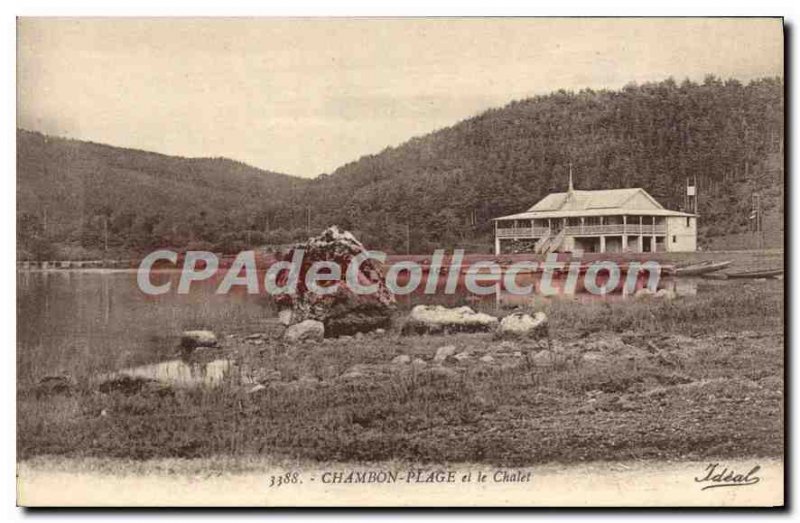 Postcard Old Chambon Beach and Cottage