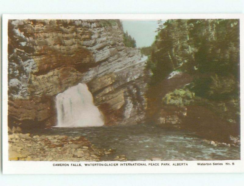 old rppc NICE VIEW Waterton Park - Near Lethbridge Alberta AB W0809