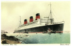 Cunard White Star Queen Mary Postcard A. 2792