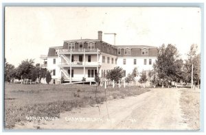 1941 Sanitarium Building View Chamberlain South Dakota SD RPPC Photo Postcard