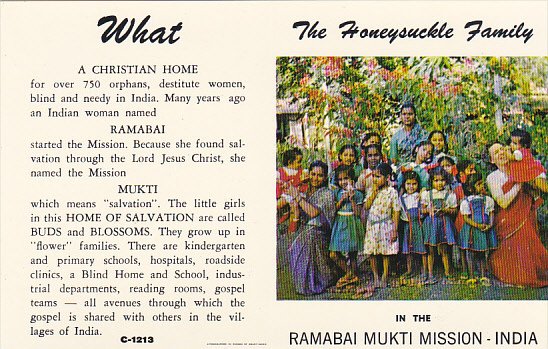 The Honeysuckle Family Ramabai Mukti Mission India