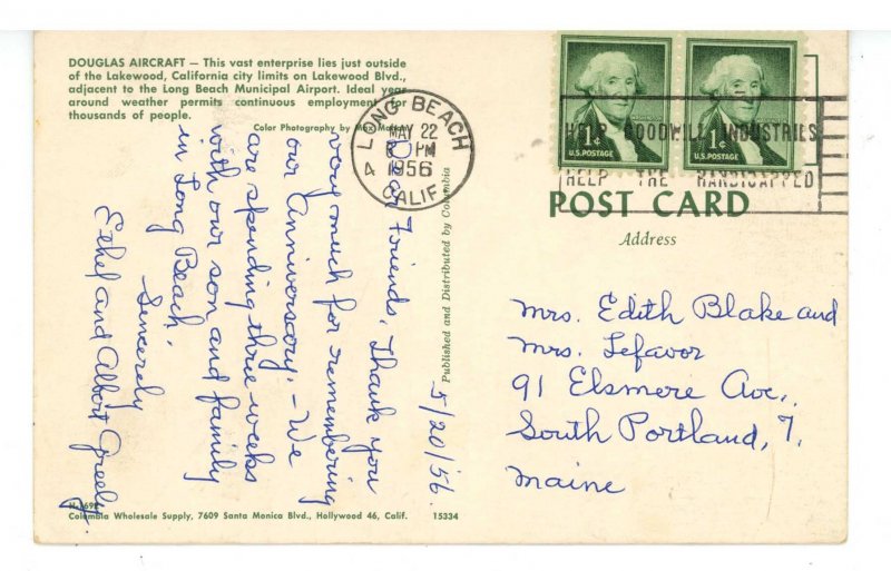 CA - Lakewood. Douglas Aircraft Offices