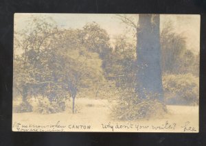 RPPC CANTON MISSOURI CITY PARK VINTAGE REAL PHOTO POSTCARD PALMYRA MO SMITH