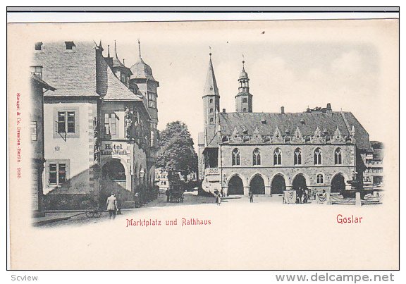 Marktplatz und Rathhaus, Hotel KaiserWorth, GOSLAR, Lower Saxony, Germany, 00...