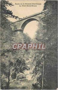 Old Postcard Route Grande Chartreuse Le Pont Saint Bruno