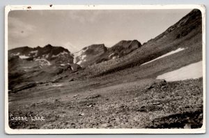 Cooke Montana Scene at Goose Lake 1928 to Kalispell MT Postcard C23