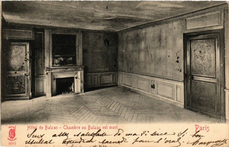 CPA PARIS 4e hotel de Balzac. Chambre ou Balzac est mort (464169)