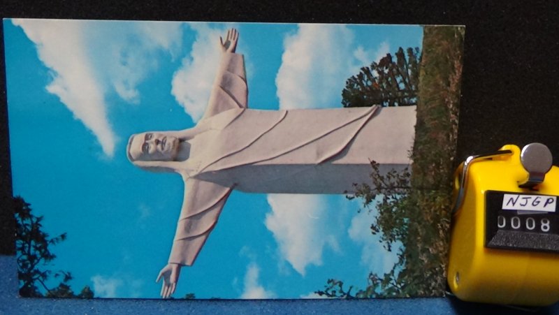 STD Vintage Christ of the Ozarks Giant Statue Eureka Springs Arkansas Unposted