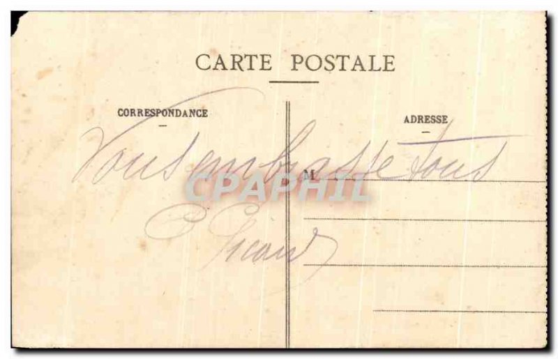 Old Postcard Dunkirk Statue of Victory