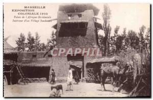 Old Postcard Marseilles Colonial Exhibition in 1922 Palace of the Western & #...
