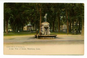 CT - Waterbury. The Green, Welton Fountain 