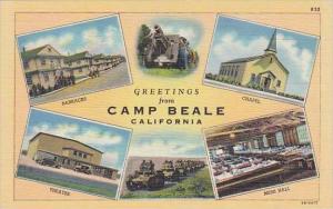 California Camp Beale Greetings From Camp Beale