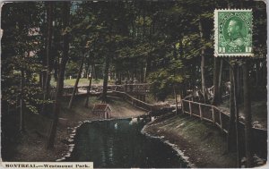 Canada Montreal Westmount Park Vintage Postcard C203