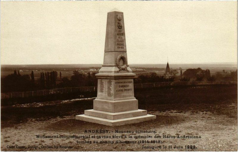 CPA ANDRESY - Nouveau cimetiere (102747)